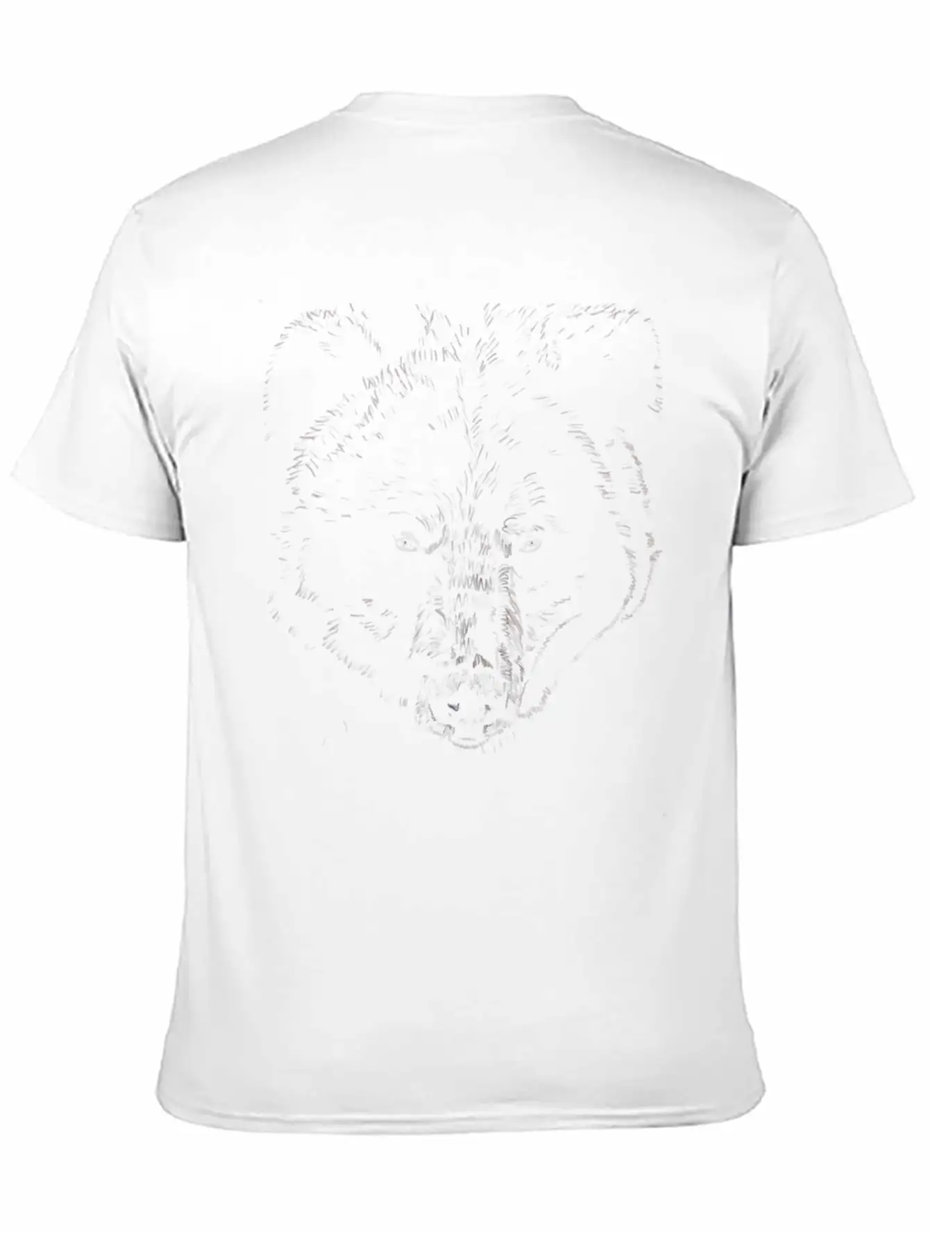 "Bear" Jamie's Hand-Drawn Bear Collection Breathable Graphic T-Shirt – Perfect For Casual Days