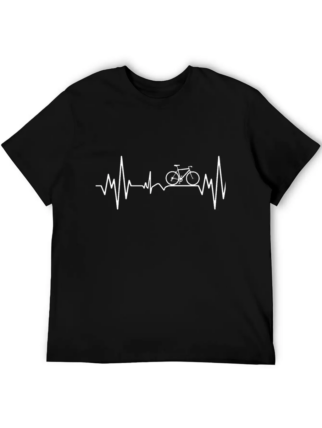 "Mountainbike Pulse: Feel The Heartbeat Of The Tra Breathable Graphic T-Shirt – Perfect For Casual Days