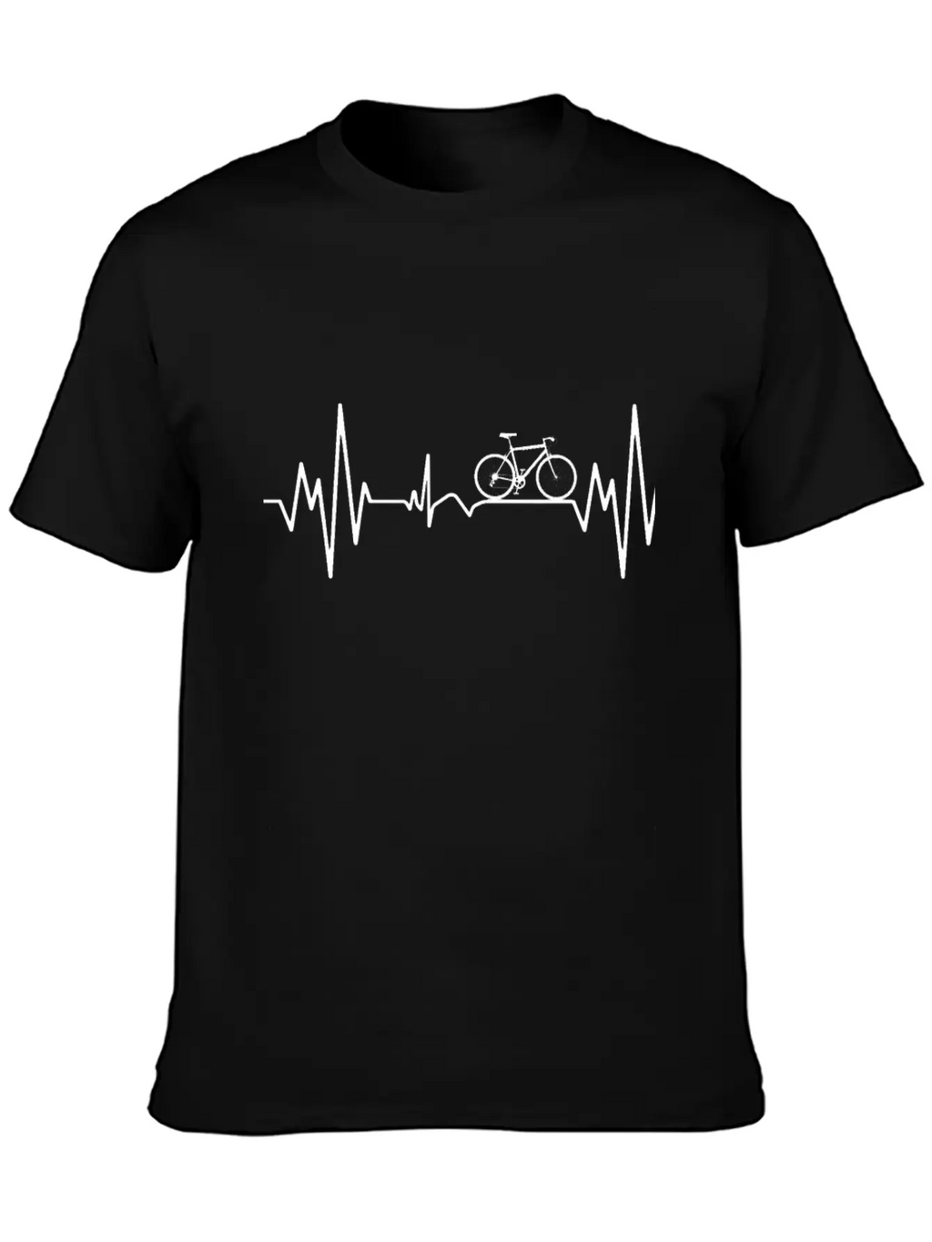 "Mountainbike Pulse: Feel The Heartbeat Of The Tra Breathable Graphic T-Shirt – Perfect For Casual Days