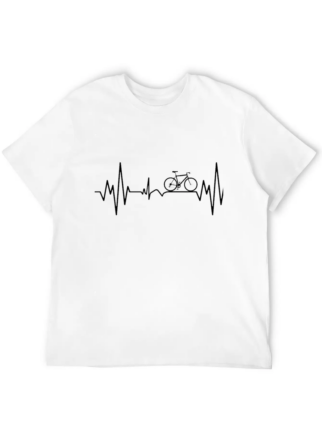"Mountainbike Pulse: Feel The Heartbeat Of The Tra Breathable Graphic T-Shirt – Perfect For Casual Days