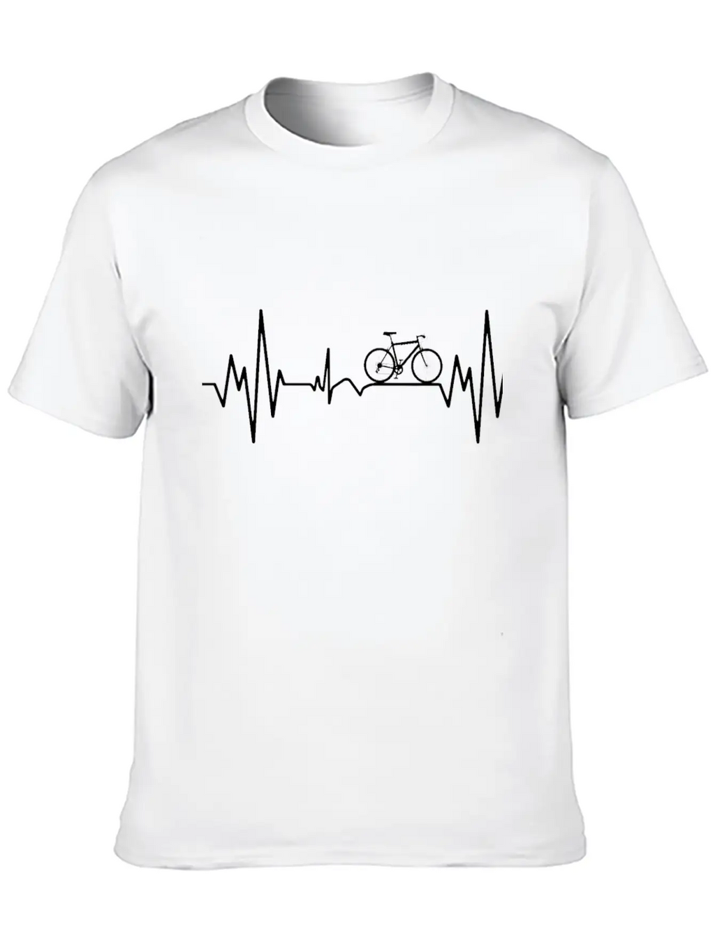 "Mountainbike Pulse: Feel The Heartbeat Of The Tra Breathable Graphic T-Shirt – Perfect For Casual Days