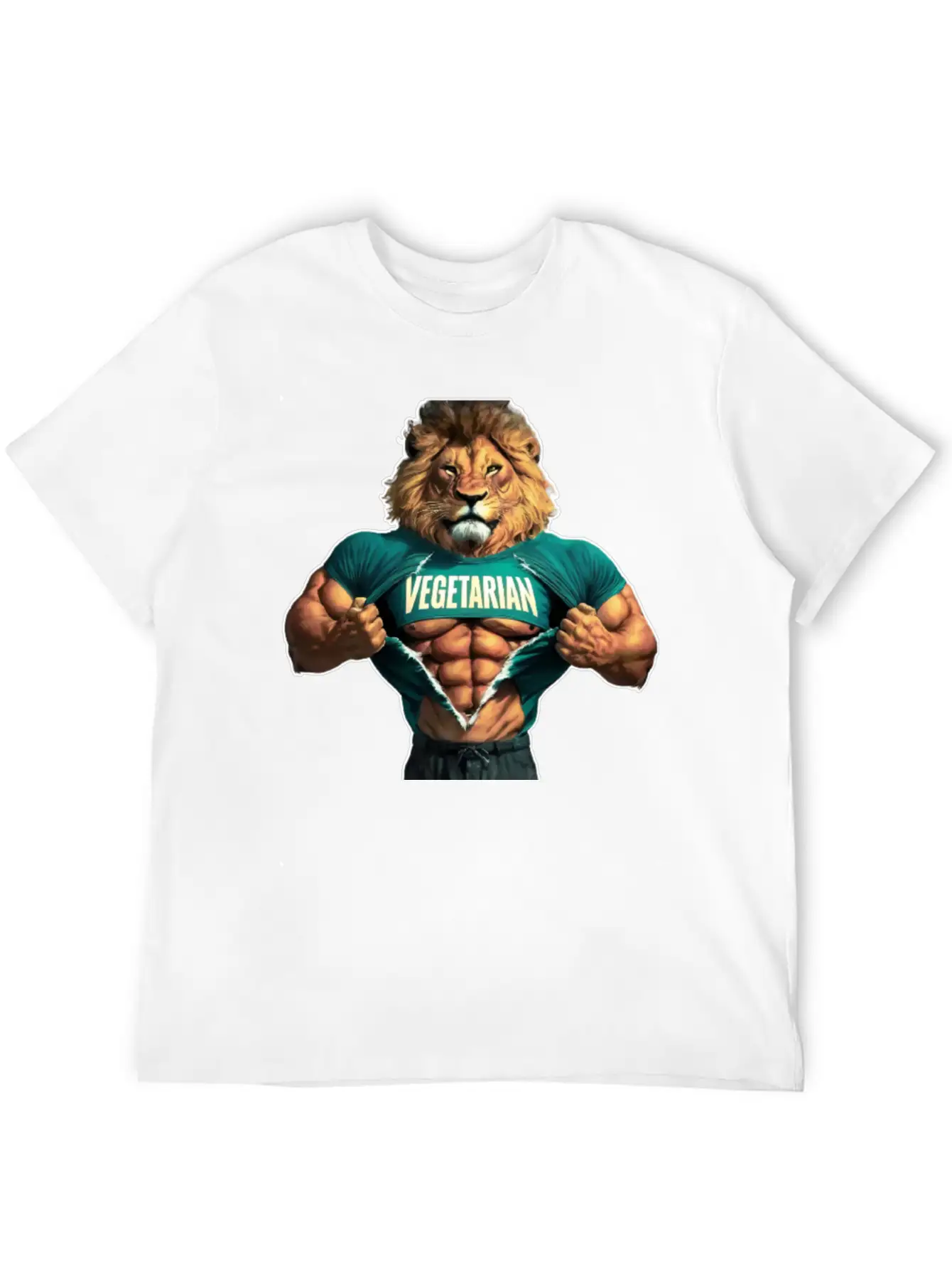 "Roaring Elegance: Lionn Design Unleashed" Modern Fit Casual T-Shirt – Clean And Versatile Design