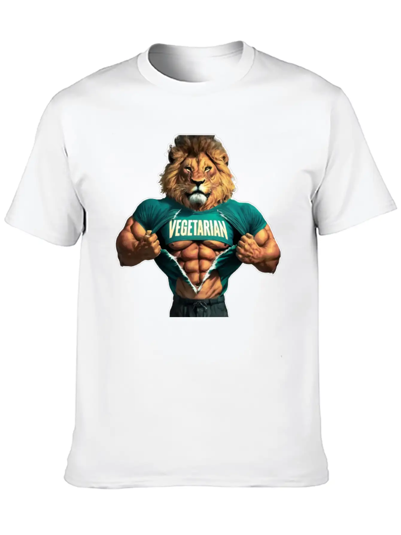 "Roaring Elegance: Lionn Design Unleashed" Modern Fit Casual T-Shirt – Clean And Versatile Design