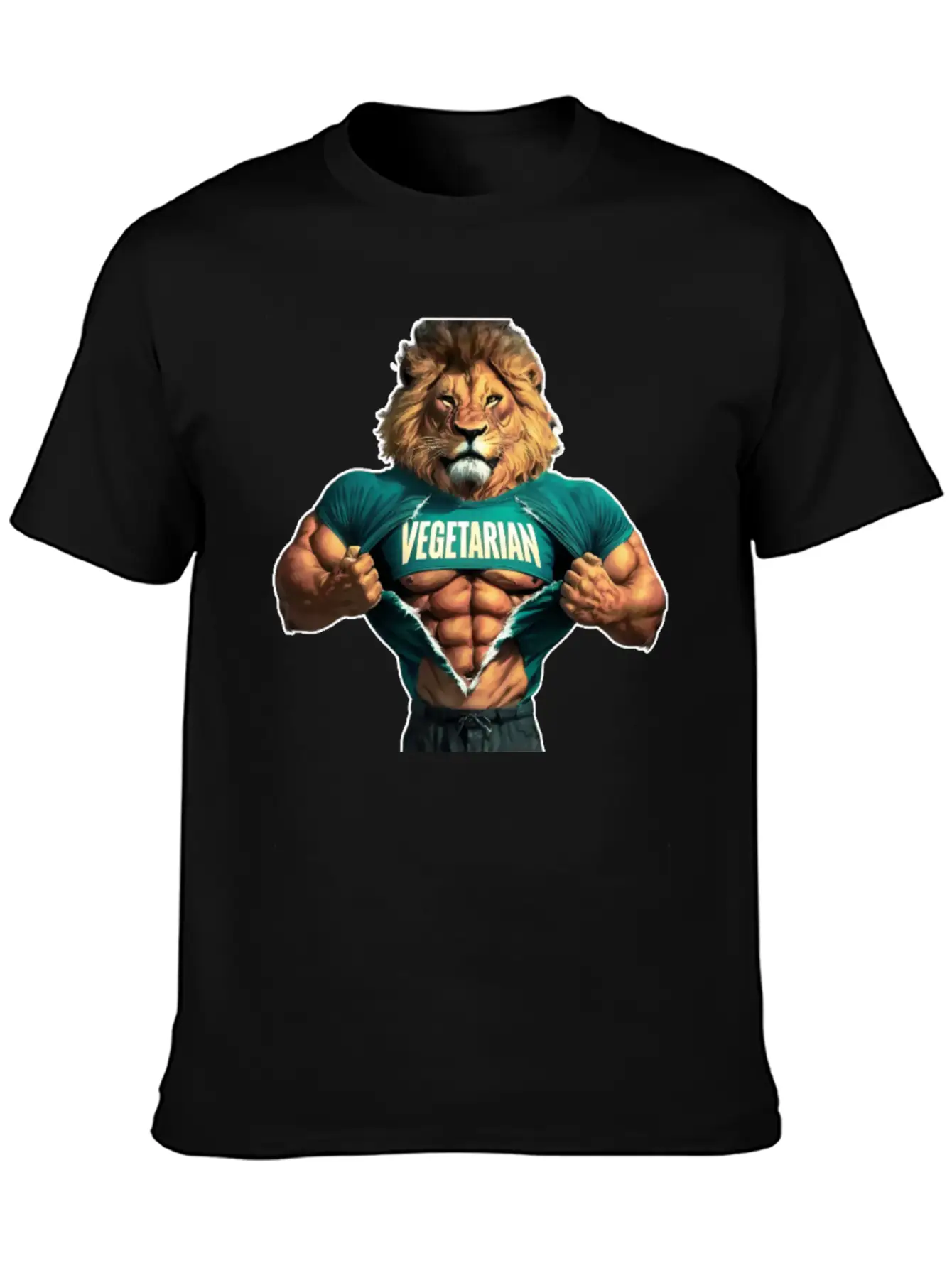 "Roaring Elegance: Lionn Design Unleashed" Modern Fit Casual T-Shirt – Clean And Versatile Design