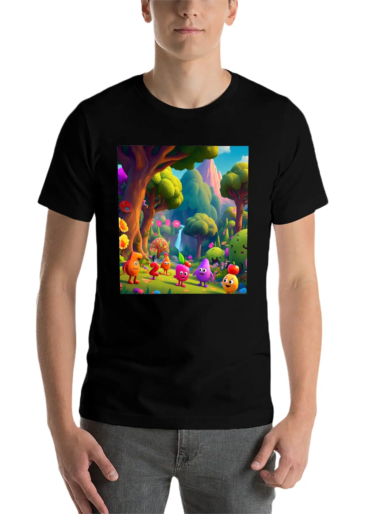 "Step Into A New Dimension Of Style With Our Dynam Breathable Graphic T-Shirt – Perfect For Casual Days