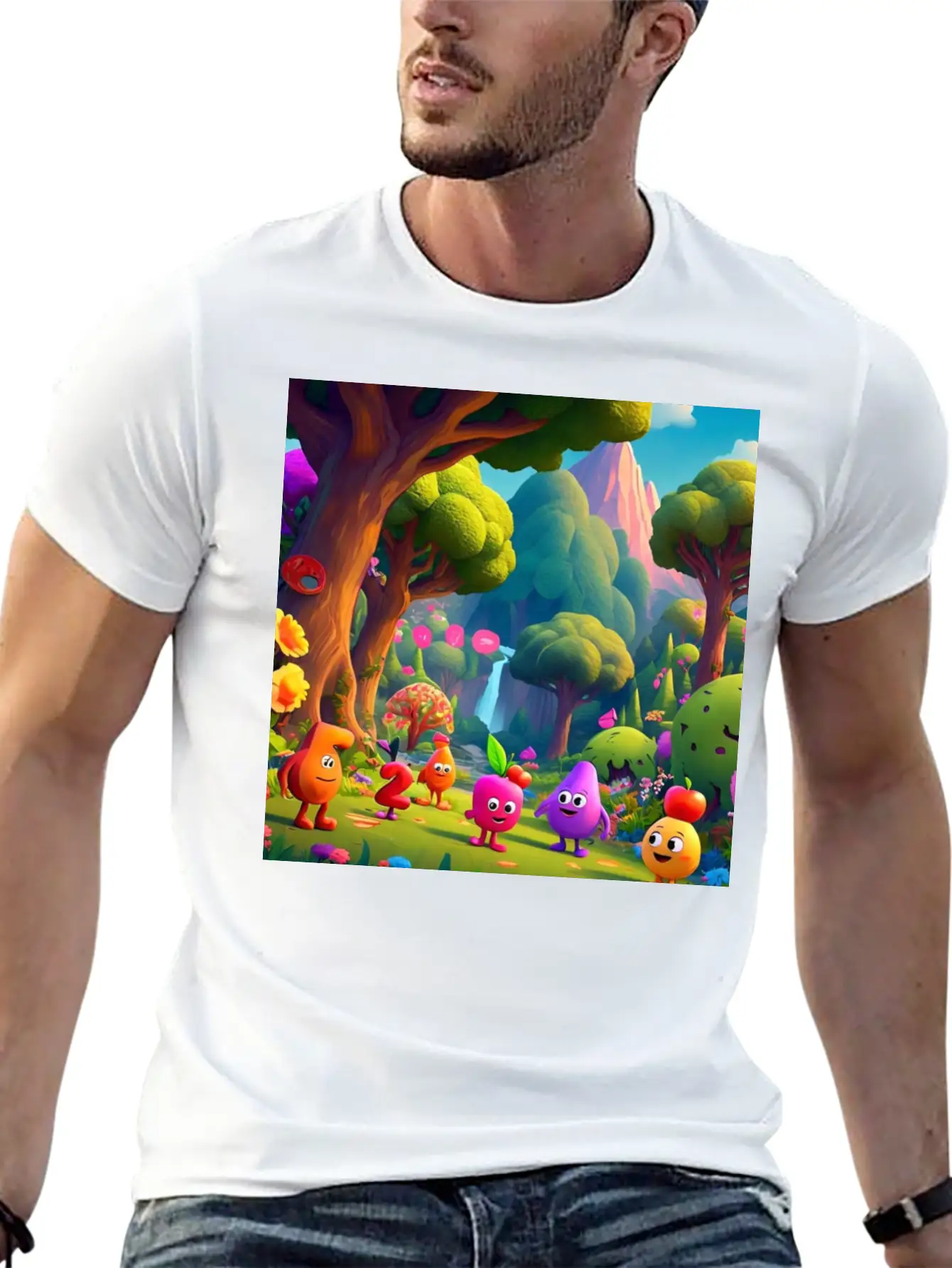 "Step Into A New Dimension Of Style With Our Dynam Breathable Graphic T-Shirt – Perfect For Casual Days