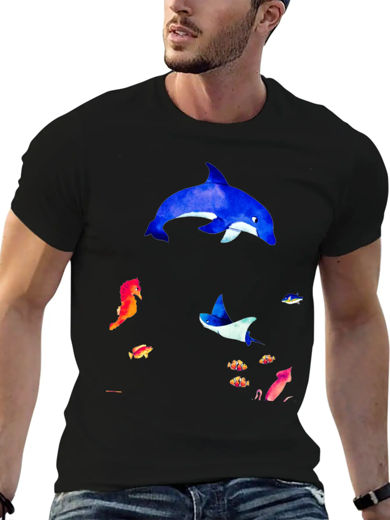 "The Echos" Breathable Graphic T-Shirt – Perfect For Casual Days
